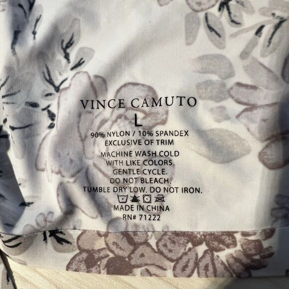 Vince Camuto Lounge Bralette Bra Top Womens XL Floral Festival Boho Hippie - Picture 6 of 8